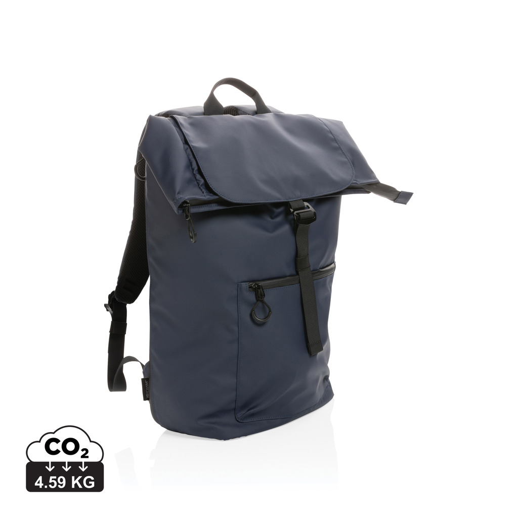 Sac étanche publicitaire en rPET 20L Impact Bleu marine